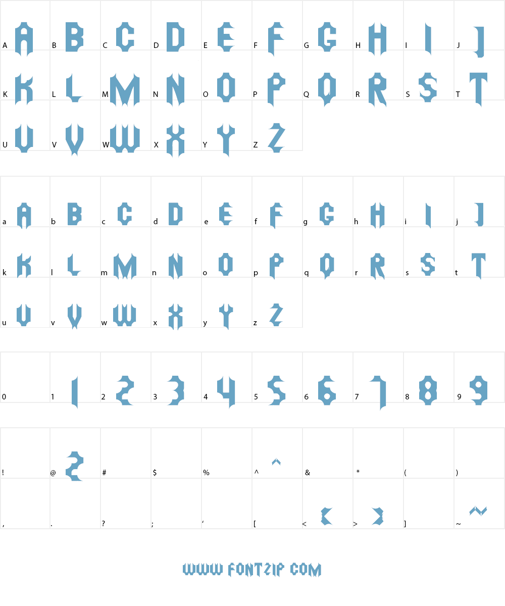 Mostera St Font Character
